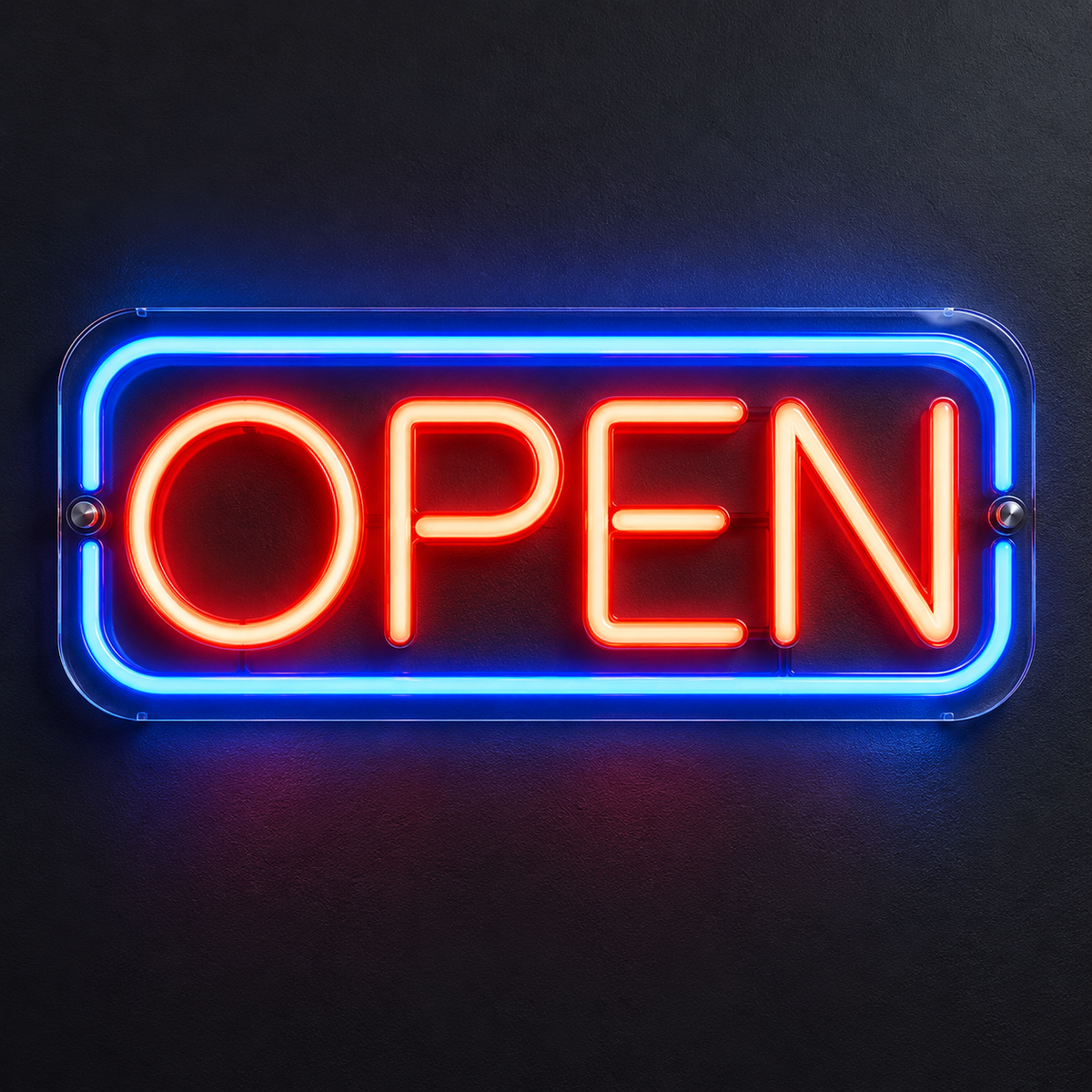 Custom acrylic neon sign